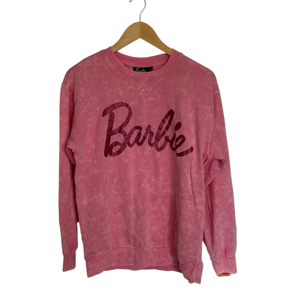 BARBIE Super Soft Pink Sweatshirt Size Medium